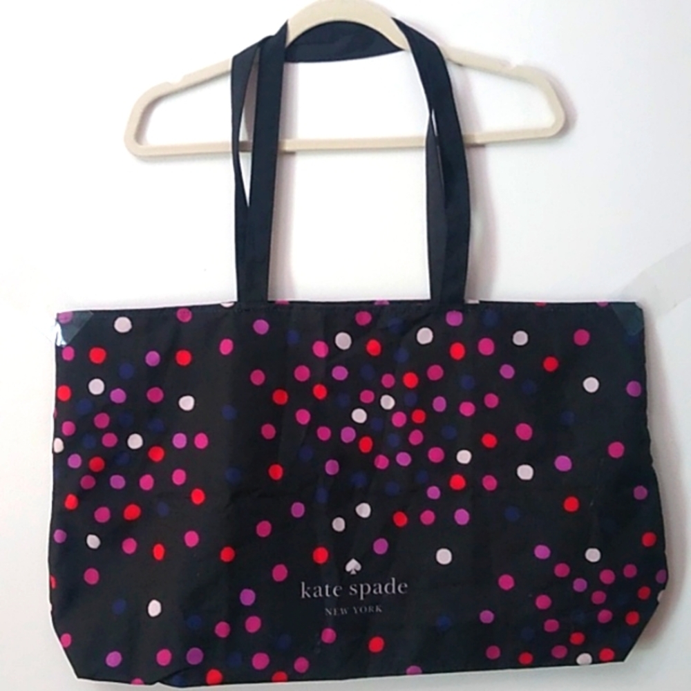 🎉2xHP🎉Kate Spade Confetti Polka Dot Shopper Tote